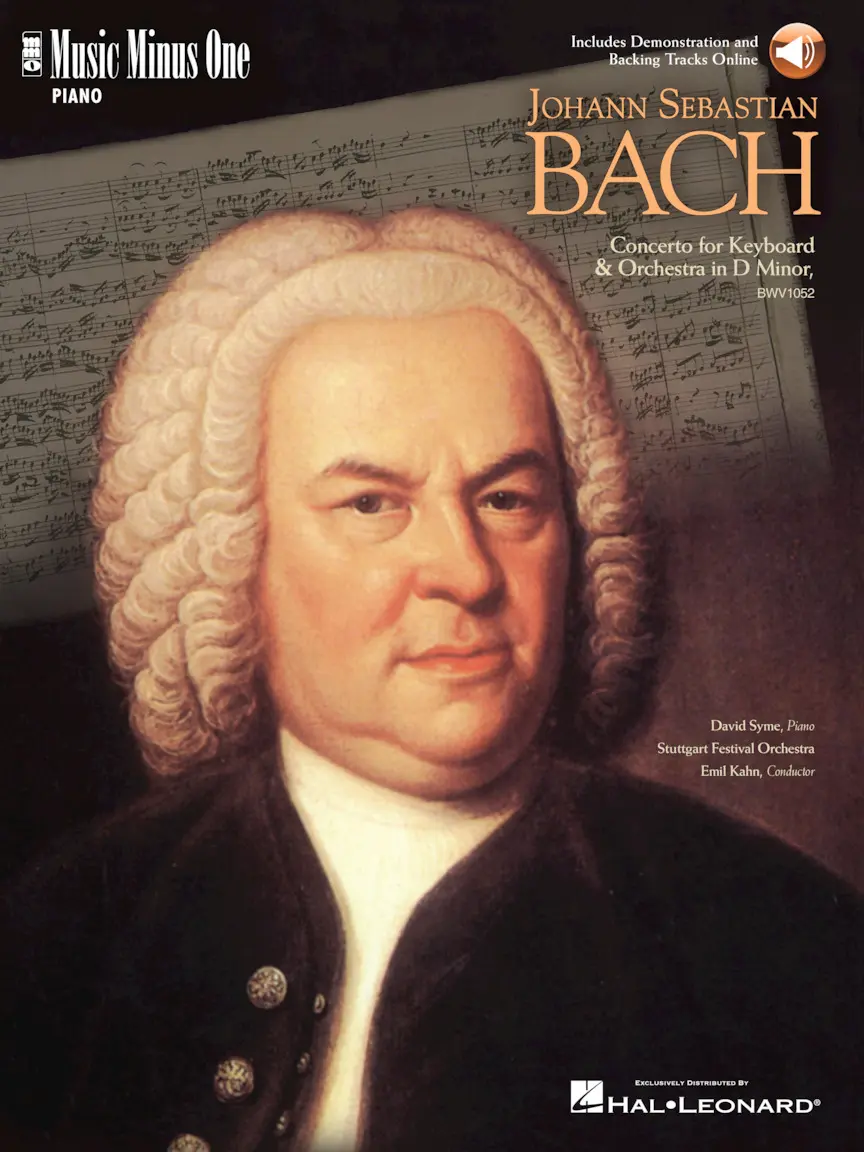 Cover: 884088160173 | J.S. Bach - Concerto in D Minor, BMV1052 | Piano Book/2-CD Pack | Bach