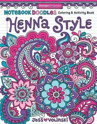 Cover: 9781497200173 | Notebook Doodles Henna Style | Coloring &amp; Activity Book | Volinski