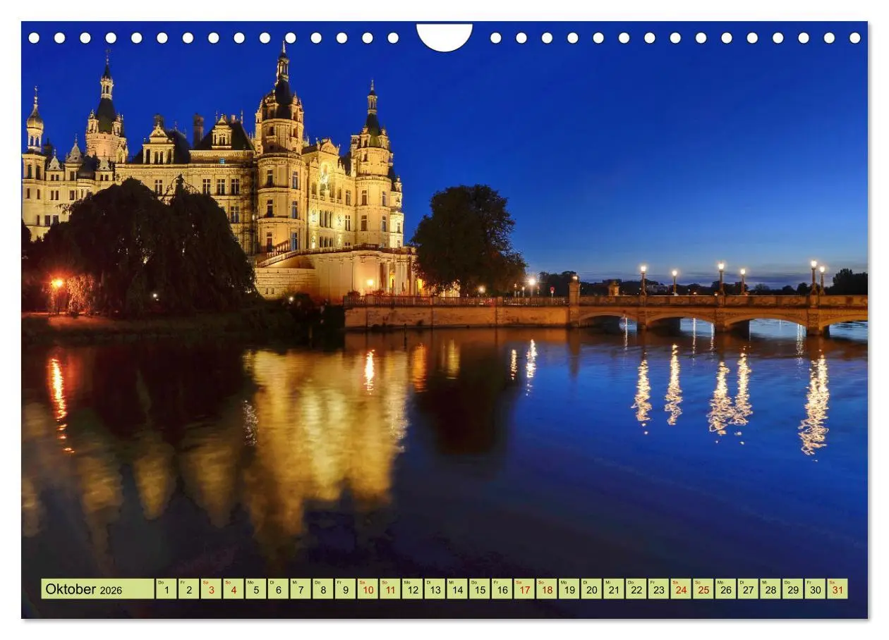 Bild: 9783457260173 | Schwerin - Welterbe (Wandkalender 2026 DIN A4 quer), CALVENDO...