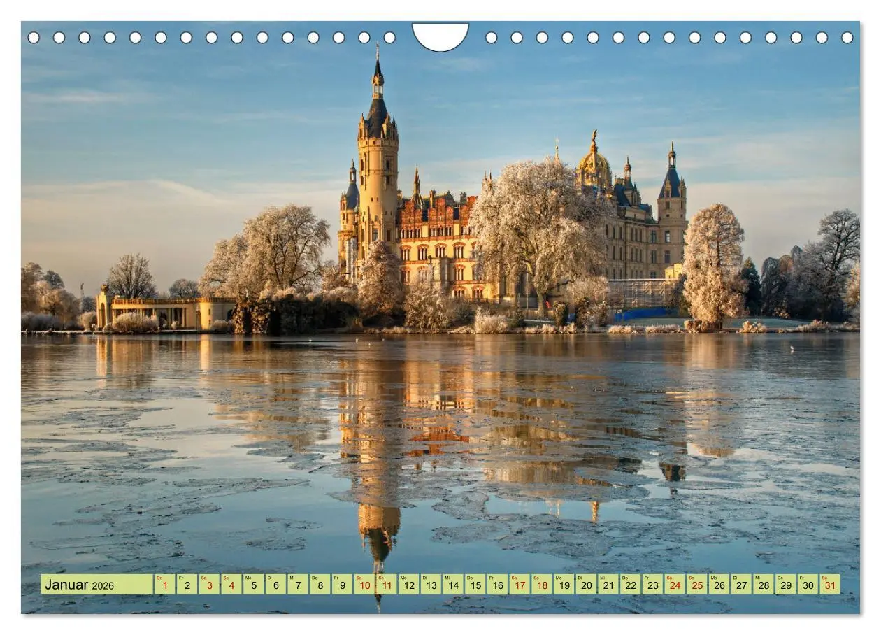 Bild: 9783457260173 | Schwerin - Welterbe (Wandkalender 2026 DIN A4 quer), CALVENDO...
