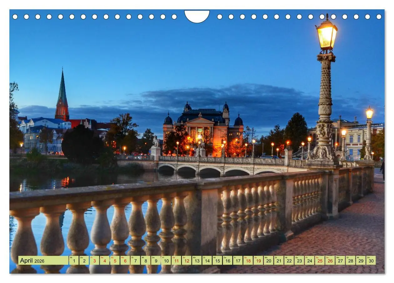 Bild: 9783457260173 | Schwerin - Welterbe (Wandkalender 2026 DIN A4 quer), CALVENDO...