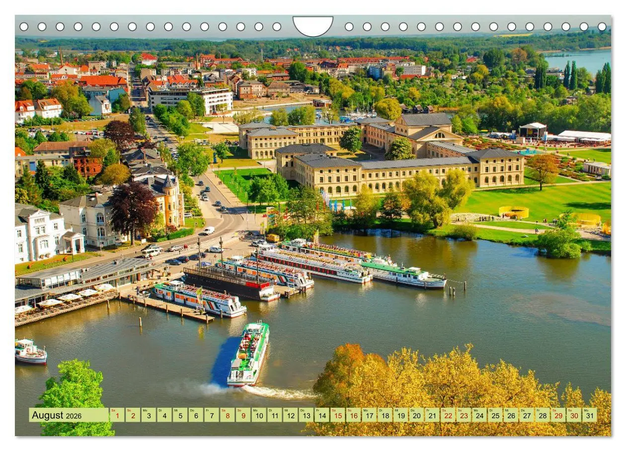 Bild: 9783457260173 | Schwerin - Welterbe (Wandkalender 2026 DIN A4 quer), CALVENDO...