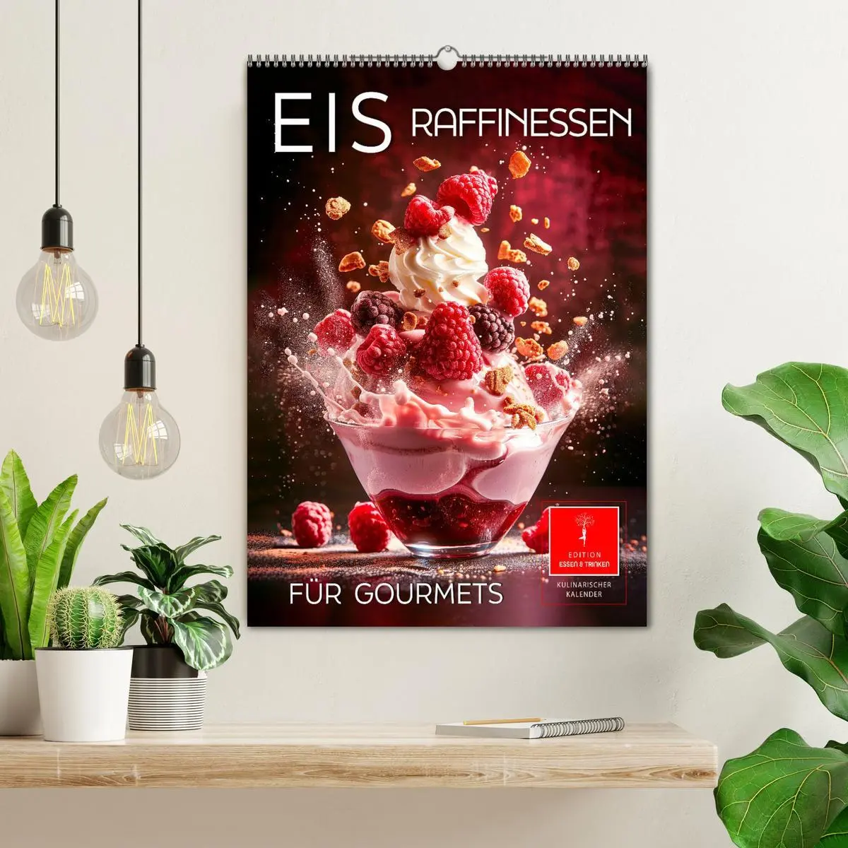 Bild: 9783516280173 | Eis - Raffinessen für Gourmets (Wandkalender 2026 DIN A2 hoch),...