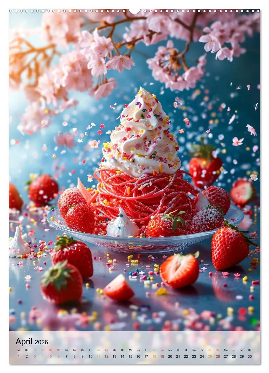 Bild: 9783516280173 | Eis - Raffinessen für Gourmets (Wandkalender 2026 DIN A2 hoch),...