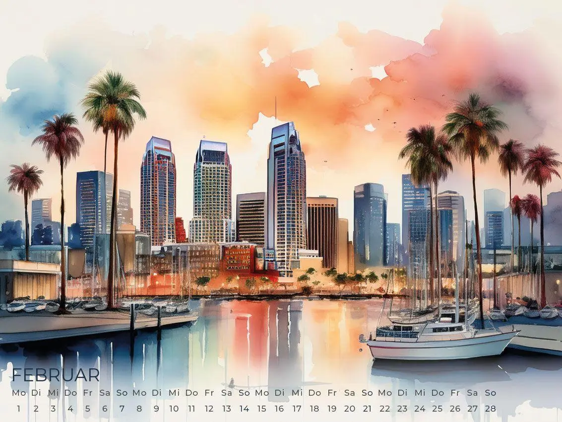 Bild: 9783693570173 | Kalifornien Artwork Edition Kalender 2027 | Susanne Pommer (u. a.)