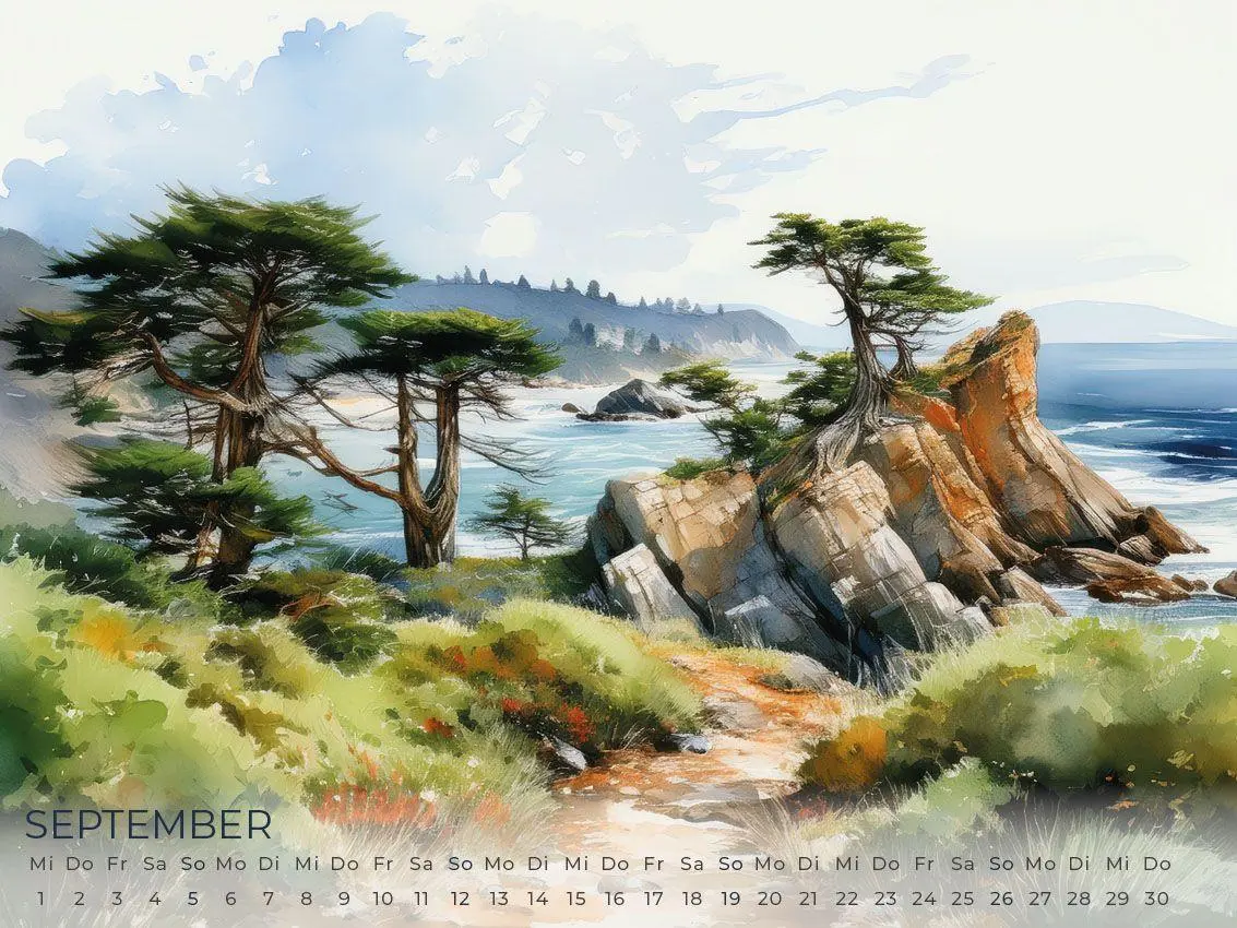 Bild: 9783693570173 | Kalifornien Artwork Edition Kalender 2027 | Susanne Pommer (u. a.)