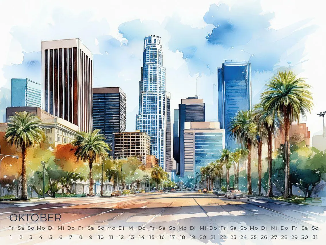 Bild: 9783693570173 | Kalifornien Artwork Edition Kalender 2027 | Susanne Pommer (u. a.)