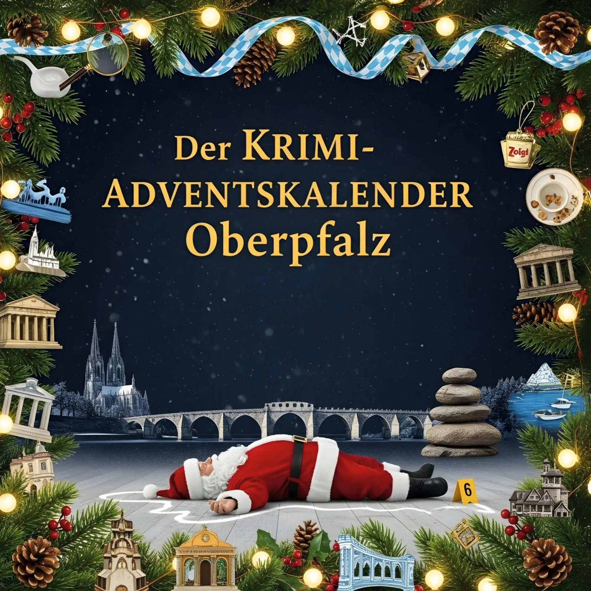 Cover: 9783695310173 | Der Krimi-Adventskalender Oberpfalz | Mordsverdächtig in 24 Akten