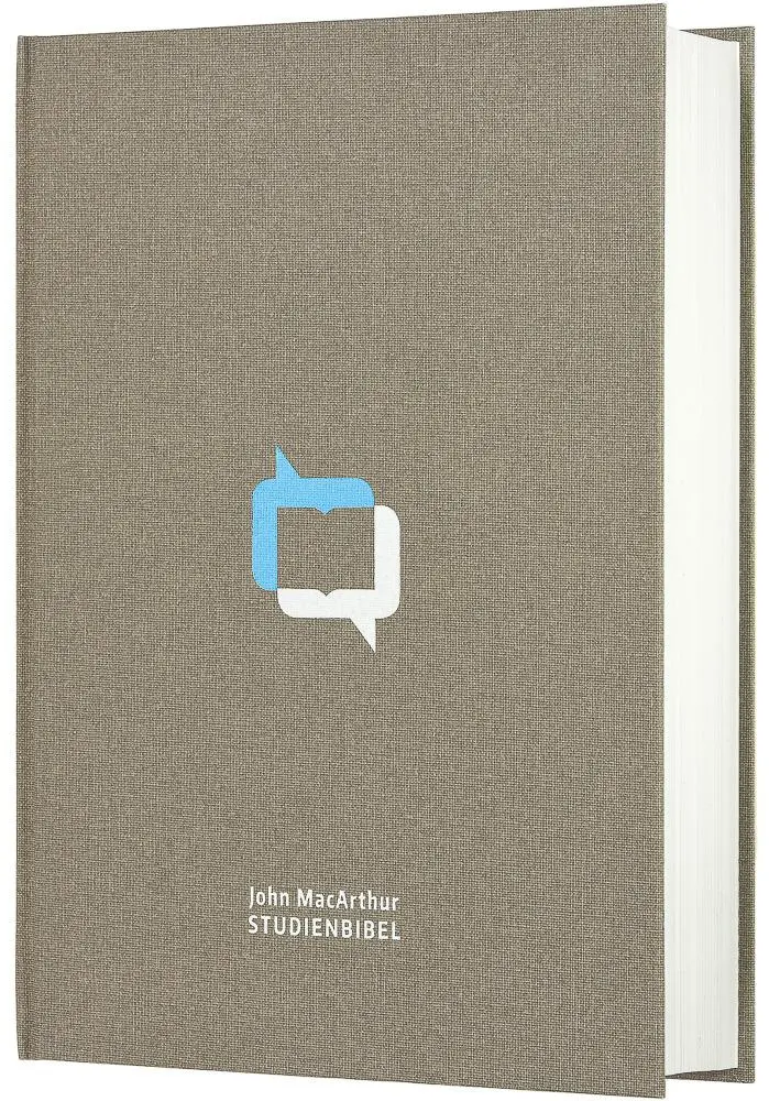 Cover: 9783866990173 | MacArthur Studienbibel - Schlachter 2000 (Hardcover, grau) | MacArthur