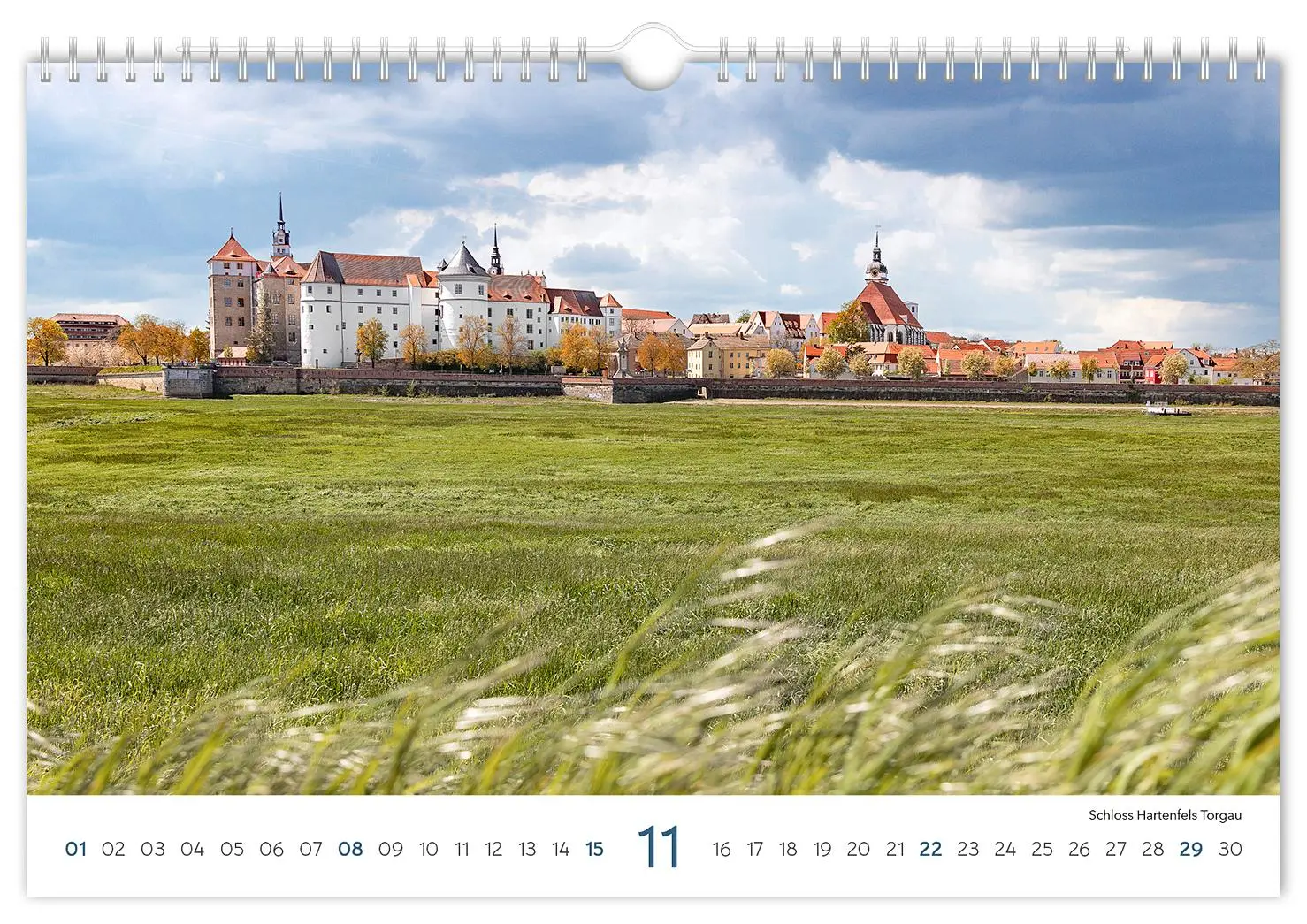 Bild: 9783910680173 | Kalender Sachsen 2026 | 30 x 20 cm weißes Kalendarium | Peter Schubert