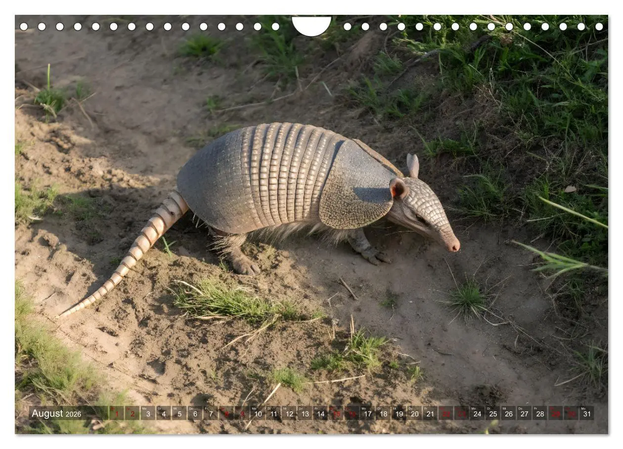 Bild: 9783457250273 | Zootier des Jahres 2025 - Gürteltier (Wandkalender 2026 DIN A4...