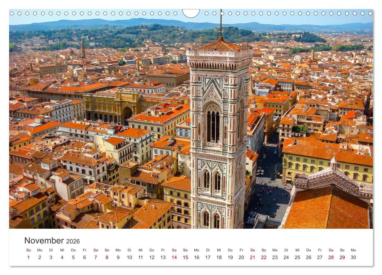 Bild: 9783457560273 | Florenz - In der Stadt der Medici. (Wandkalender 2026 DIN A3 quer),...