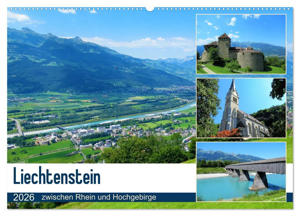 Cover: 9783457630273 | Liechtenstein - zwischen Rhein und Hochgebirge (Wandkalender 2026...