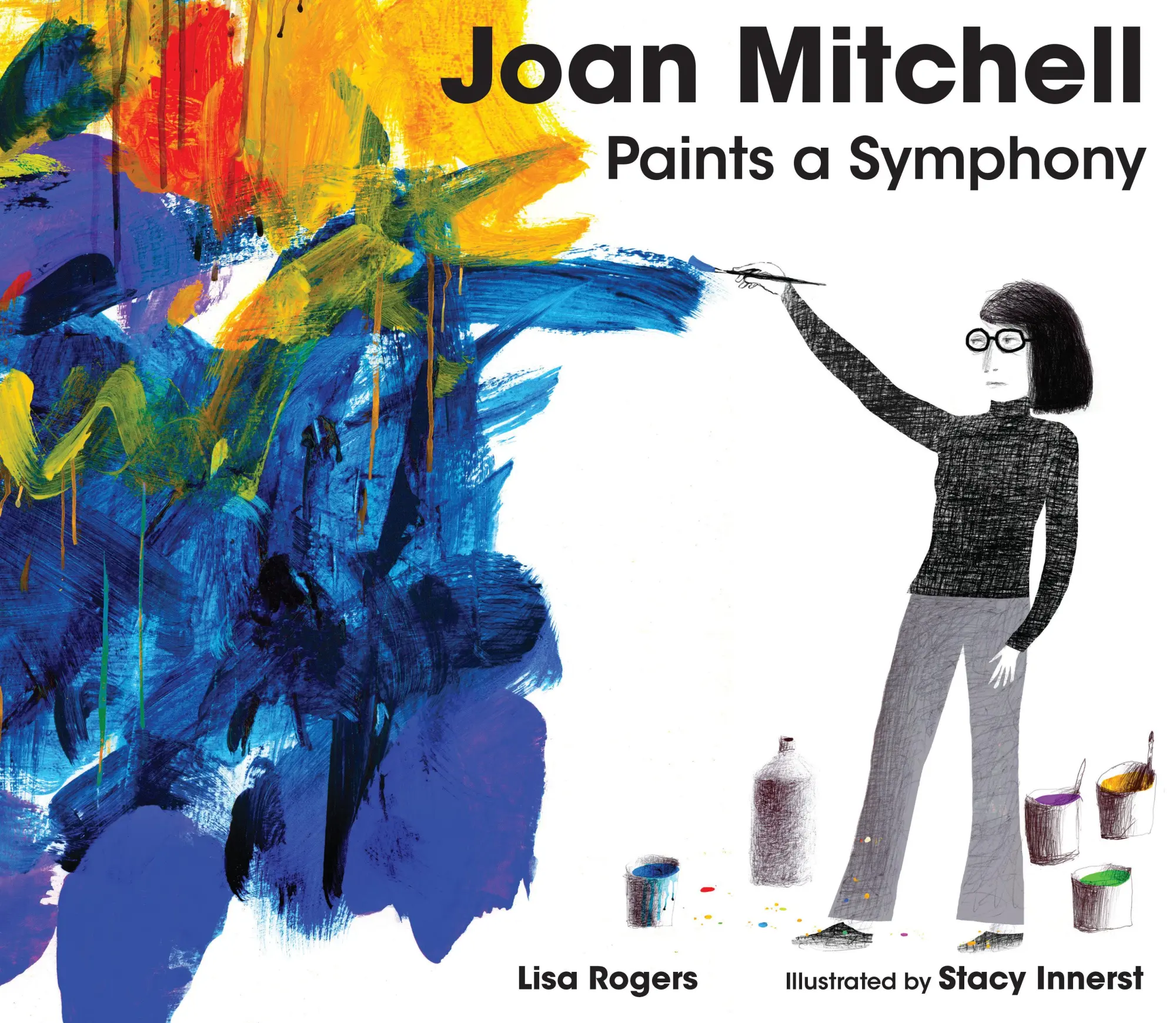 Cover: 9781662680373 | Joan Mitchell Paints a Symphony | La Grande Vallée Suite | Lisa Rogers