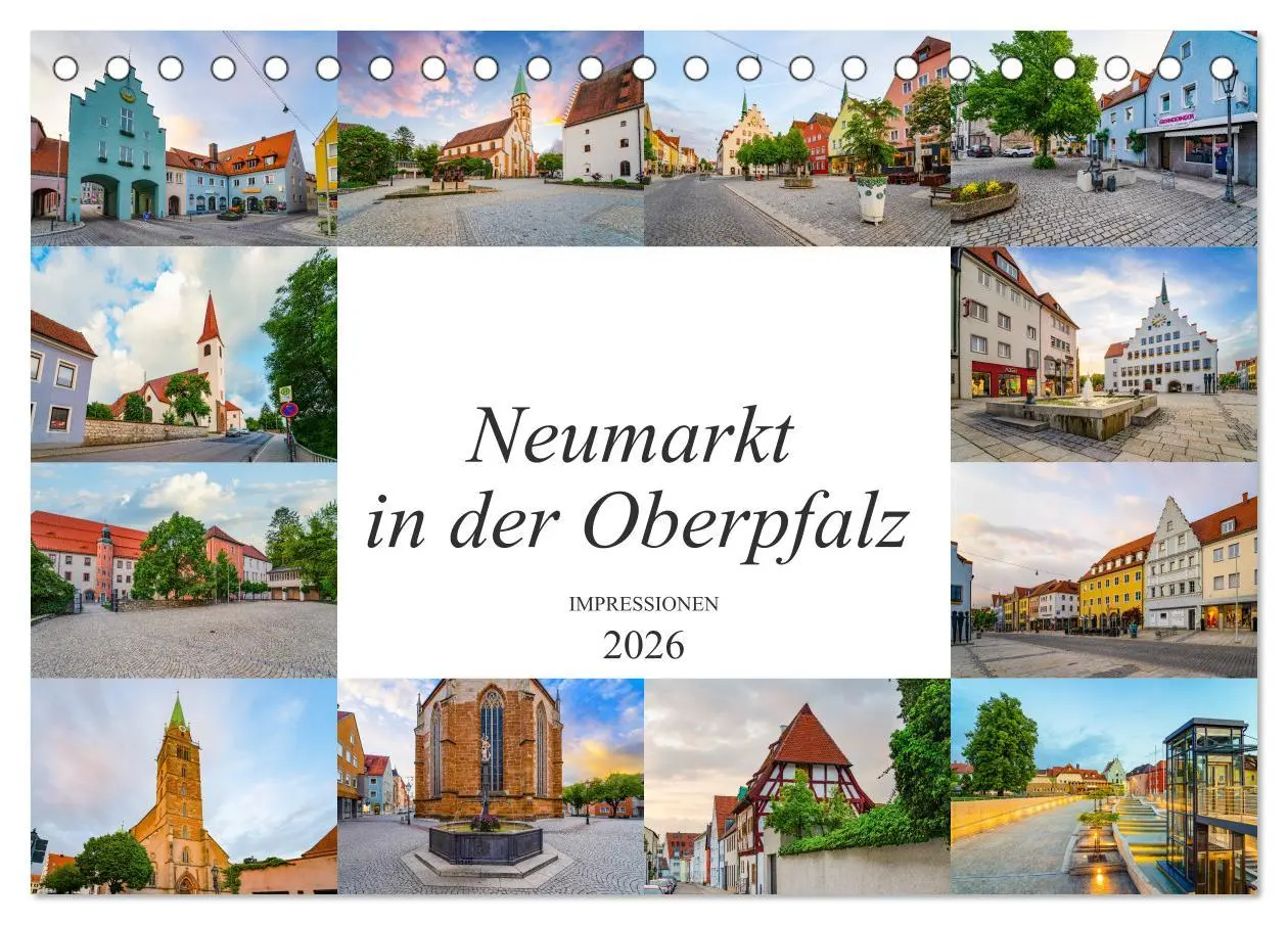 Cover: 9783457790373 | Neumarkt in der Oberpfalz Impressionen (Tischkalender 2026 DIN A5...