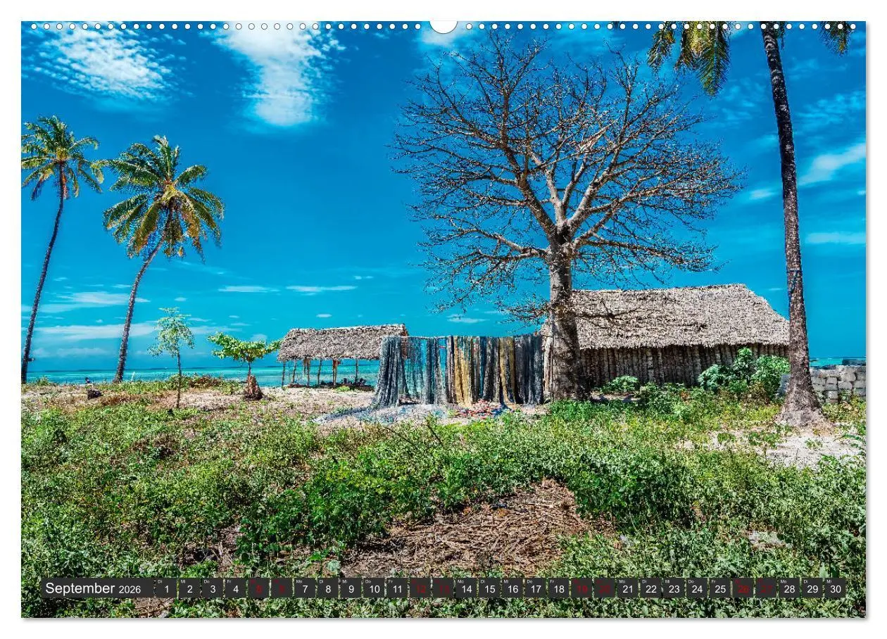Bild: 9783457860373 | Karibu Sansibar (Wandkalender 2026 DIN A2 quer), CALVENDO...
