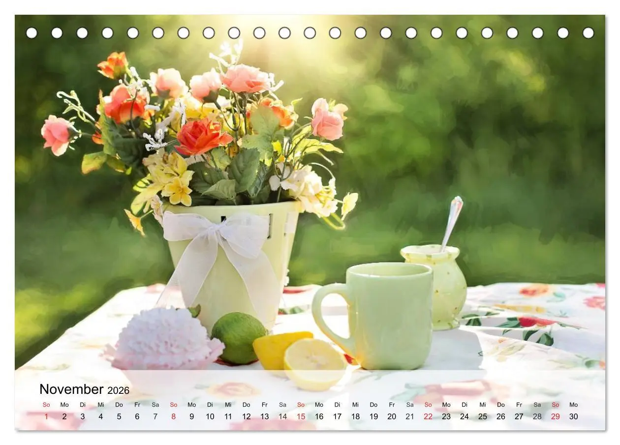 Bild: 9783516020373 | Landhaus-Romantik. Die Farben des Sommers (Tischkalender 2026 DIN...