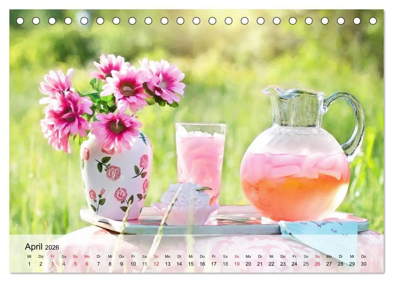 Bild: 9783516020373 | Landhaus-Romantik. Die Farben des Sommers (Tischkalender 2026 DIN...