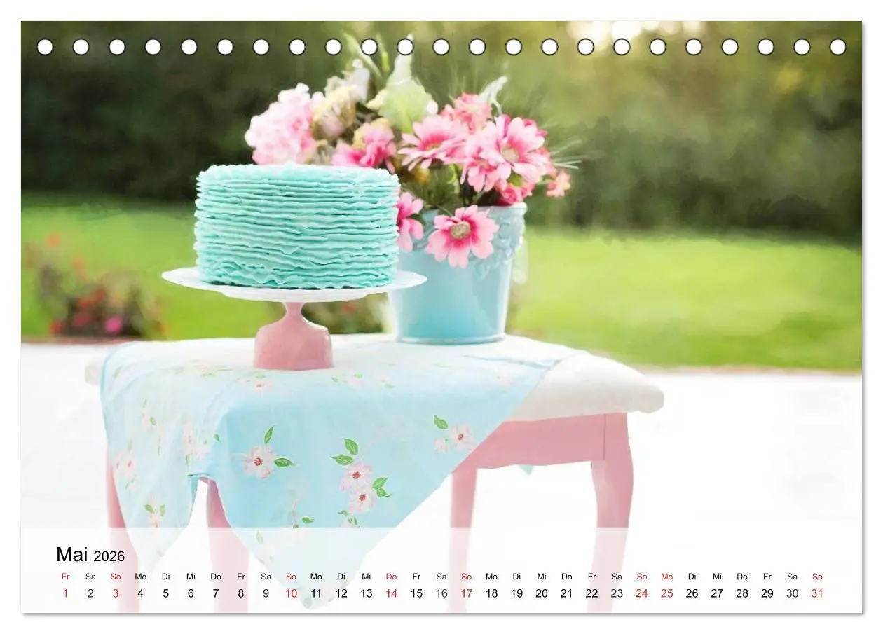 Bild: 9783516020373 | Landhaus-Romantik. Die Farben des Sommers (Tischkalender 2026 DIN...
