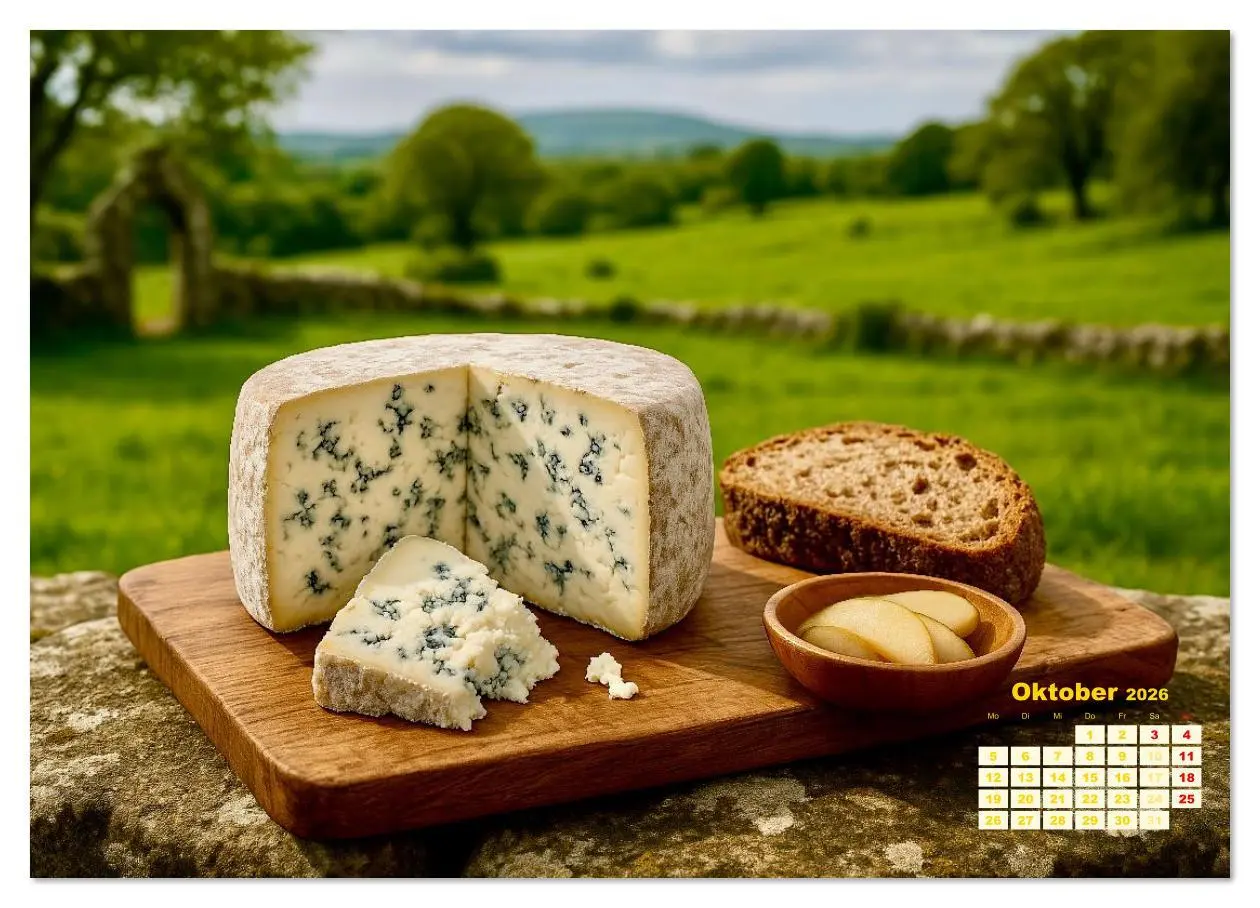 Bild: 9783516640373 | Käse aus aller Welt (Wandkalender 2026 DIN A2 quer), CALVENDO...