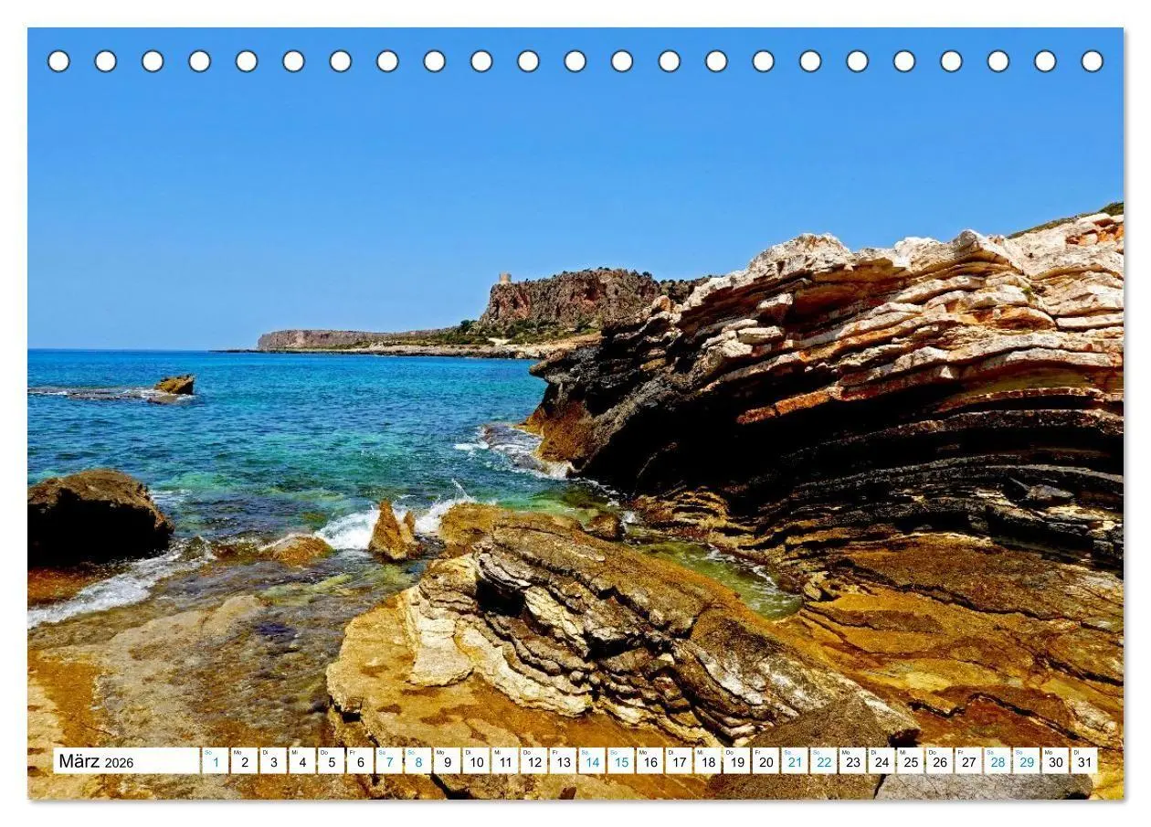 Bild: 9783516710373 | Sizilien - Nordwesten (Tischkalender 2026 DIN A5 quer), CALVENDO...