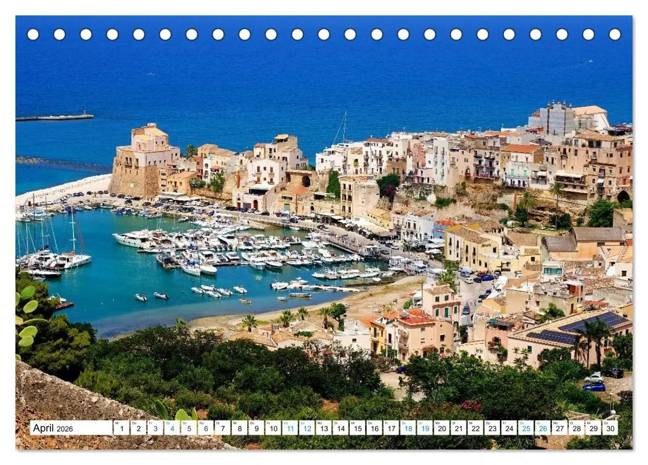 Bild: 9783516710373 | Sizilien - Nordwesten (Tischkalender 2026 DIN A5 quer), CALVENDO...