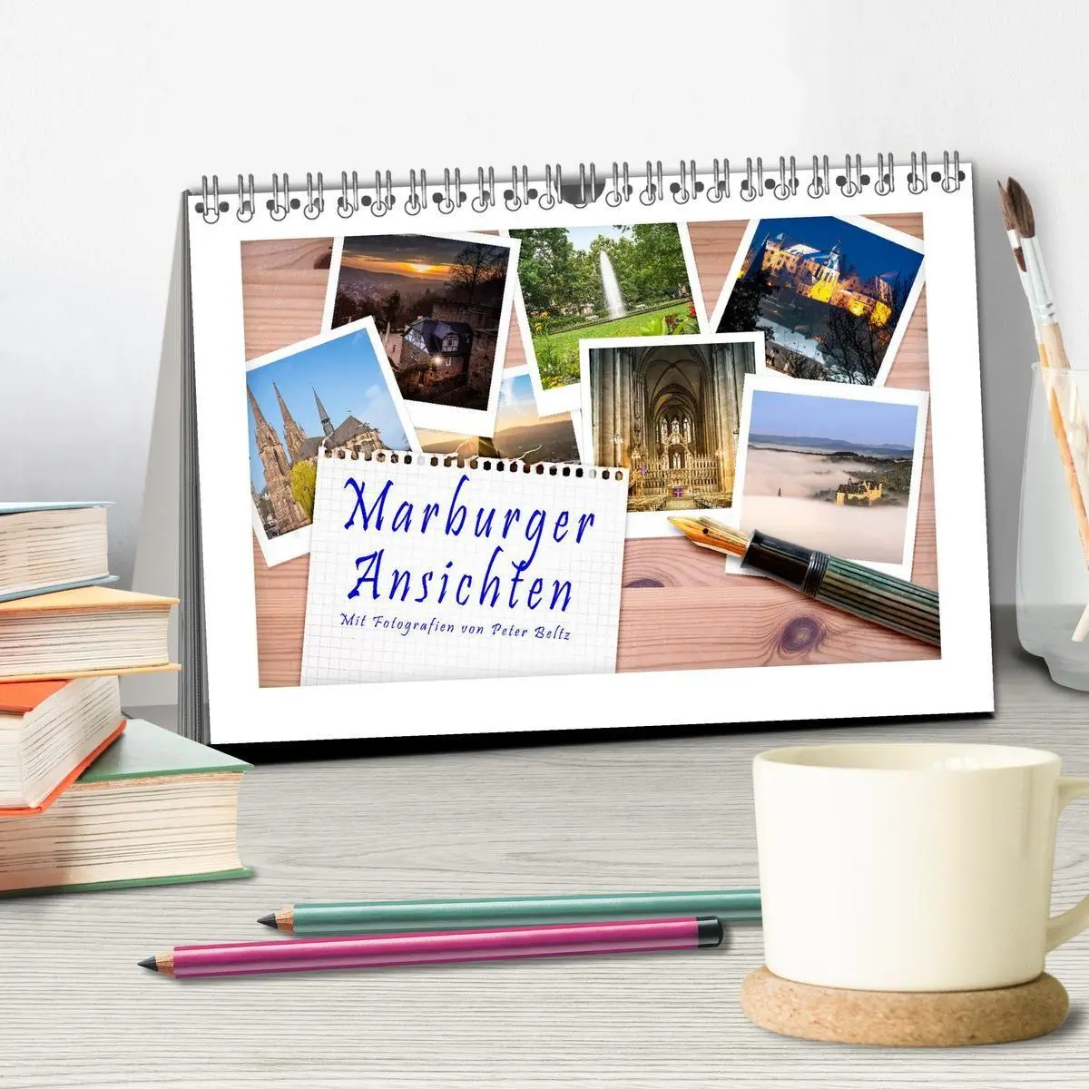 Bild: 9783569660373 | Marburger Ansichten (Tischkalender 2027 DIN A5 quer), CALVENDO...