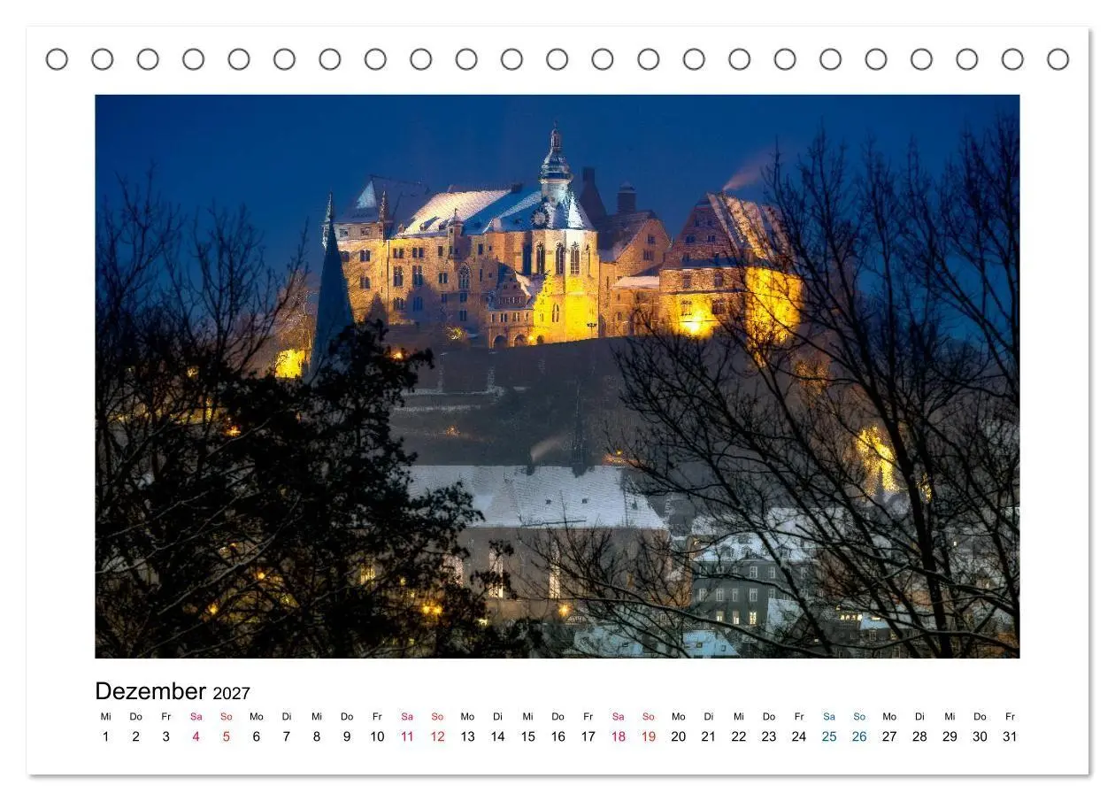 Bild: 9783569660373 | Marburger Ansichten (Tischkalender 2027 DIN A5 quer), CALVENDO...