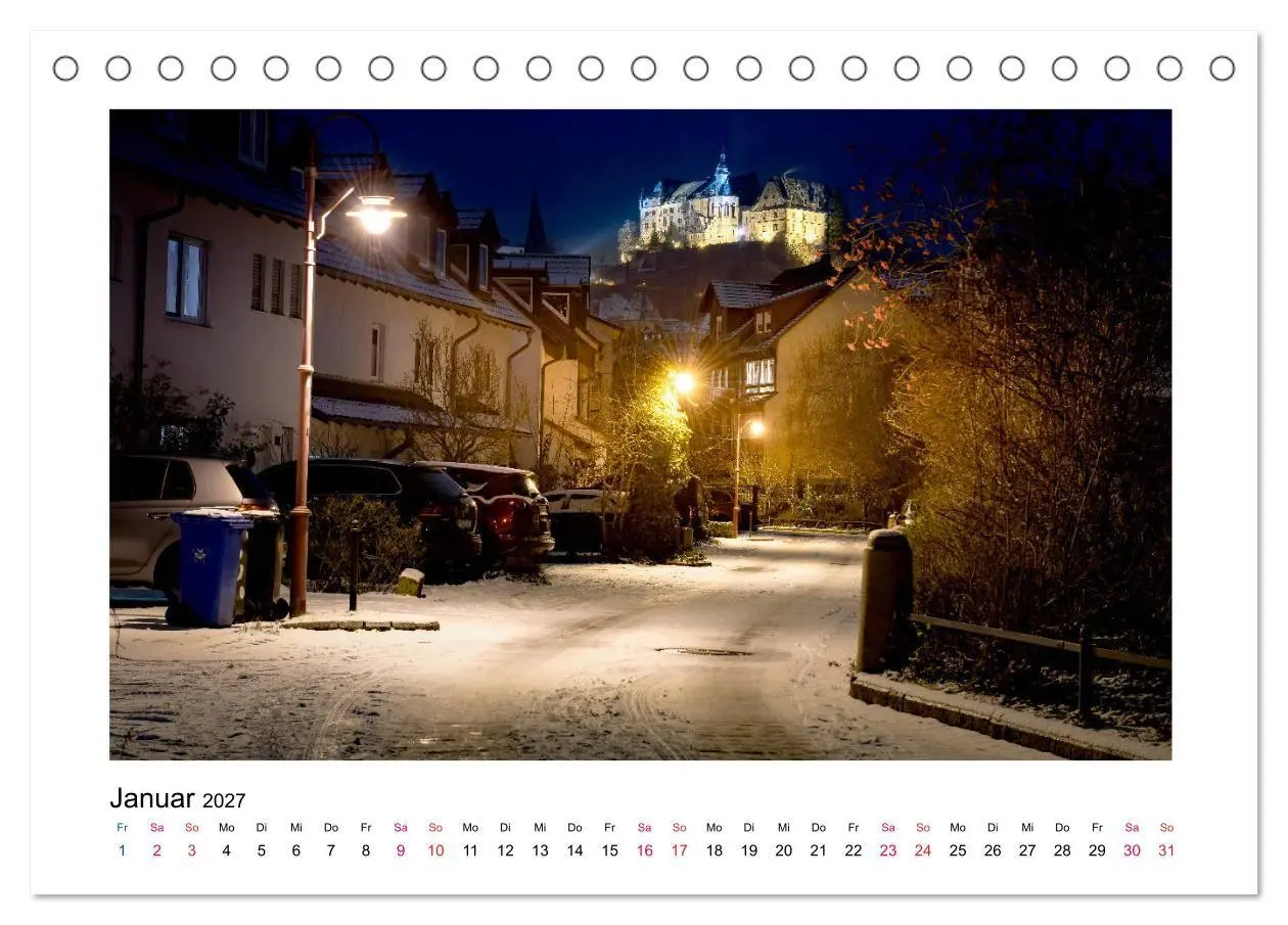 Bild: 9783569660373 | Marburger Ansichten (Tischkalender 2027 DIN A5 quer), CALVENDO...