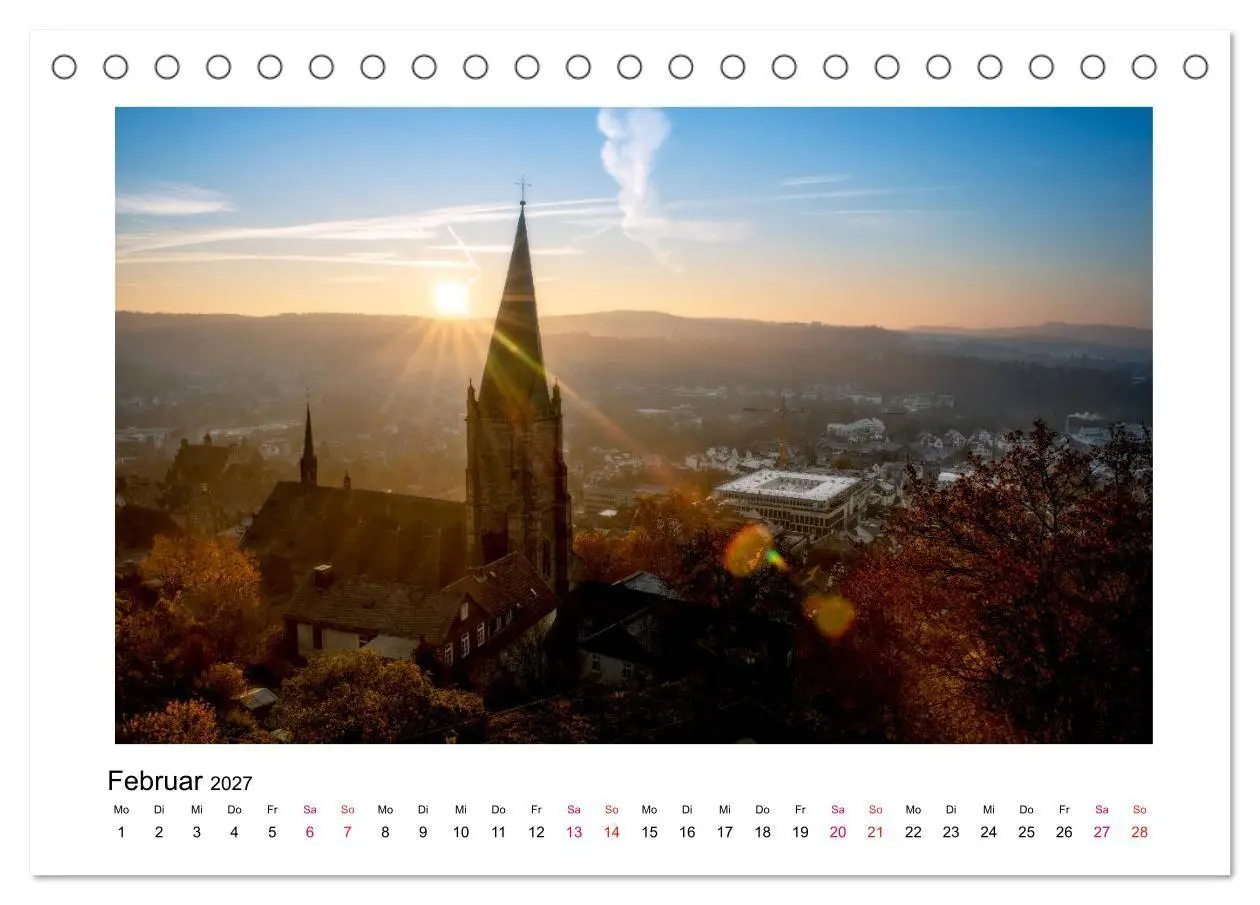 Bild: 9783569660373 | Marburger Ansichten (Tischkalender 2027 DIN A5 quer), CALVENDO...