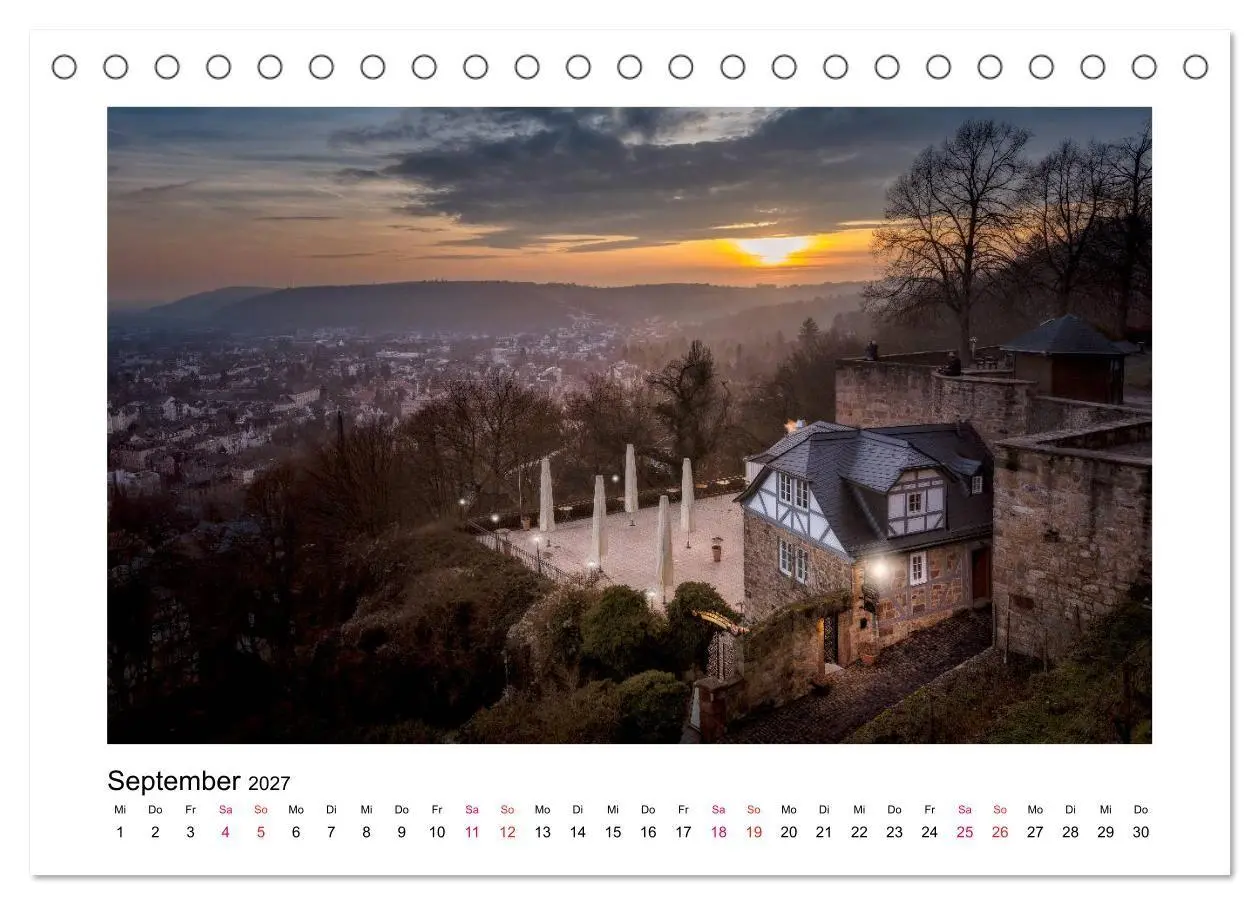 Bild: 9783569660373 | Marburger Ansichten (Tischkalender 2027 DIN A5 quer), CALVENDO...