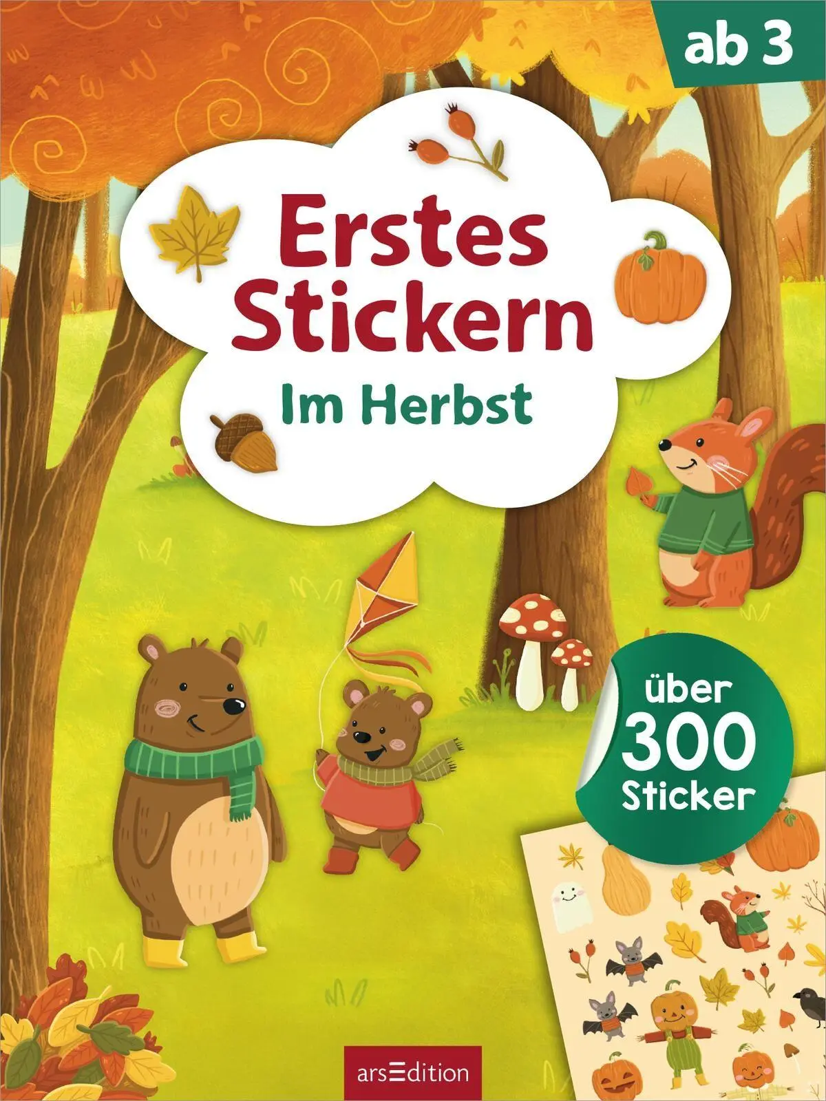 Bild: 9783845870373 | Erstes Stickern - Im Herbst | Über 300 Sticker | Sarah Dietz | Buch