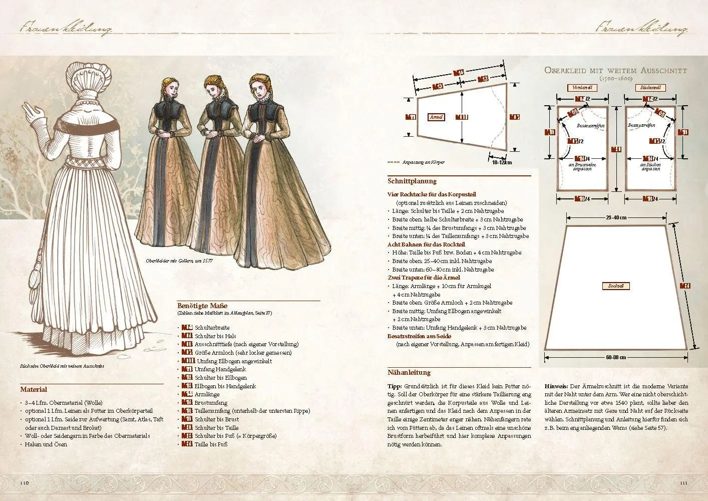 Bild: 9783964810373 | Kleidung der Renaissance | Anleitungen für das 16. Jahrhundert | Buch