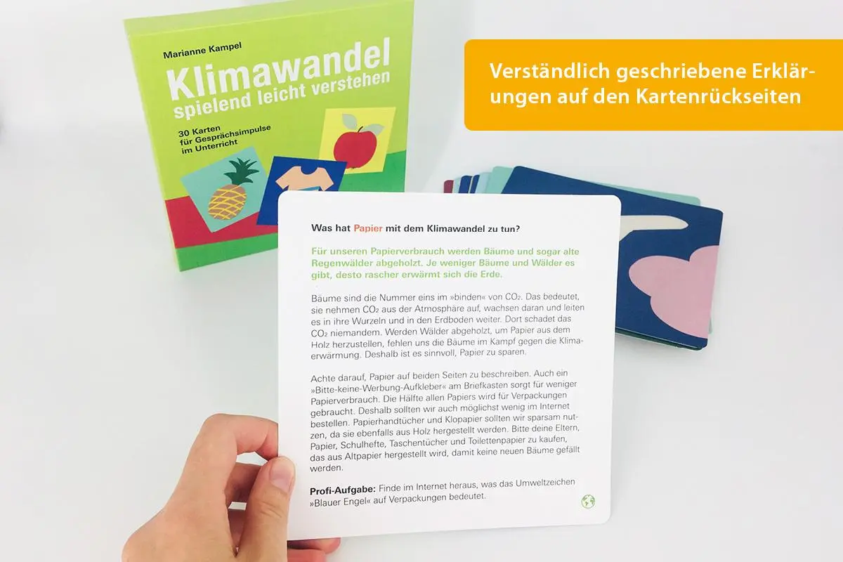 Bild: 4019172200473 | Klimawandel spielend leicht verstehen | Marianne Kampel | Box | 30 S.