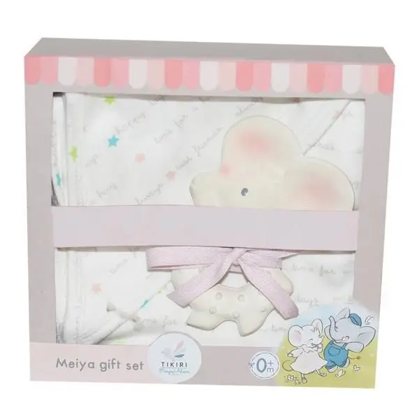 Cover: 4792247010473 | Tikri Geschenkset Meiya mit Tuch &amp; Beissring | 8577739 | 2024 | TIKIRI
