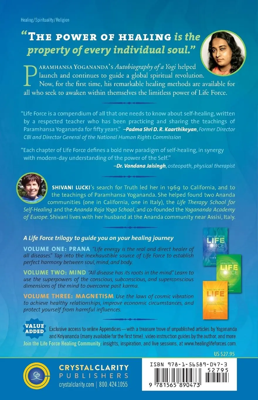 Rückseite: 9781565890473 | Healing with Life Force, Volume One - Prana | Shivani Lucki | Buch
