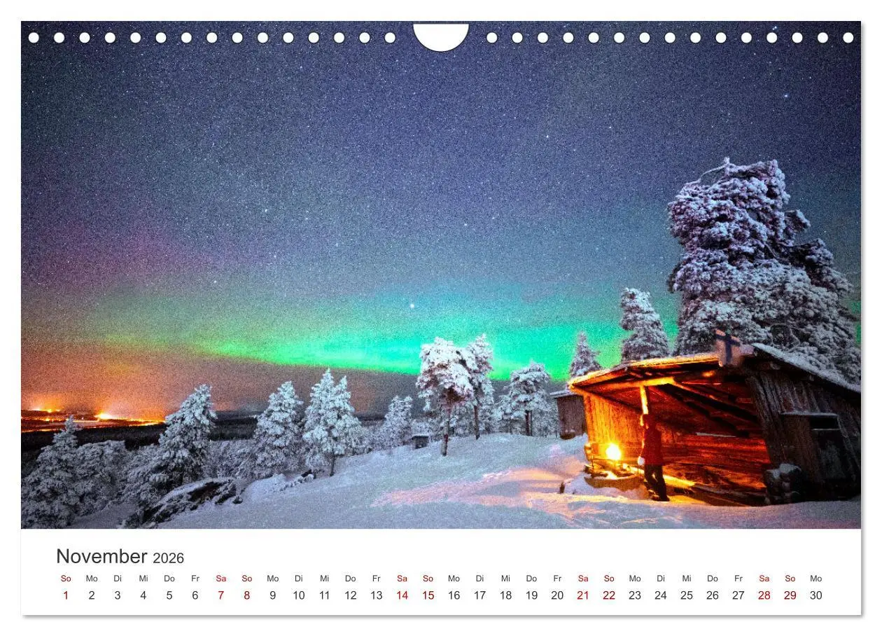 Bild: 9783457610473 | Finnland - Den Polarlichtern nahe. (Wandkalender 2026 DIN A4 quer),...