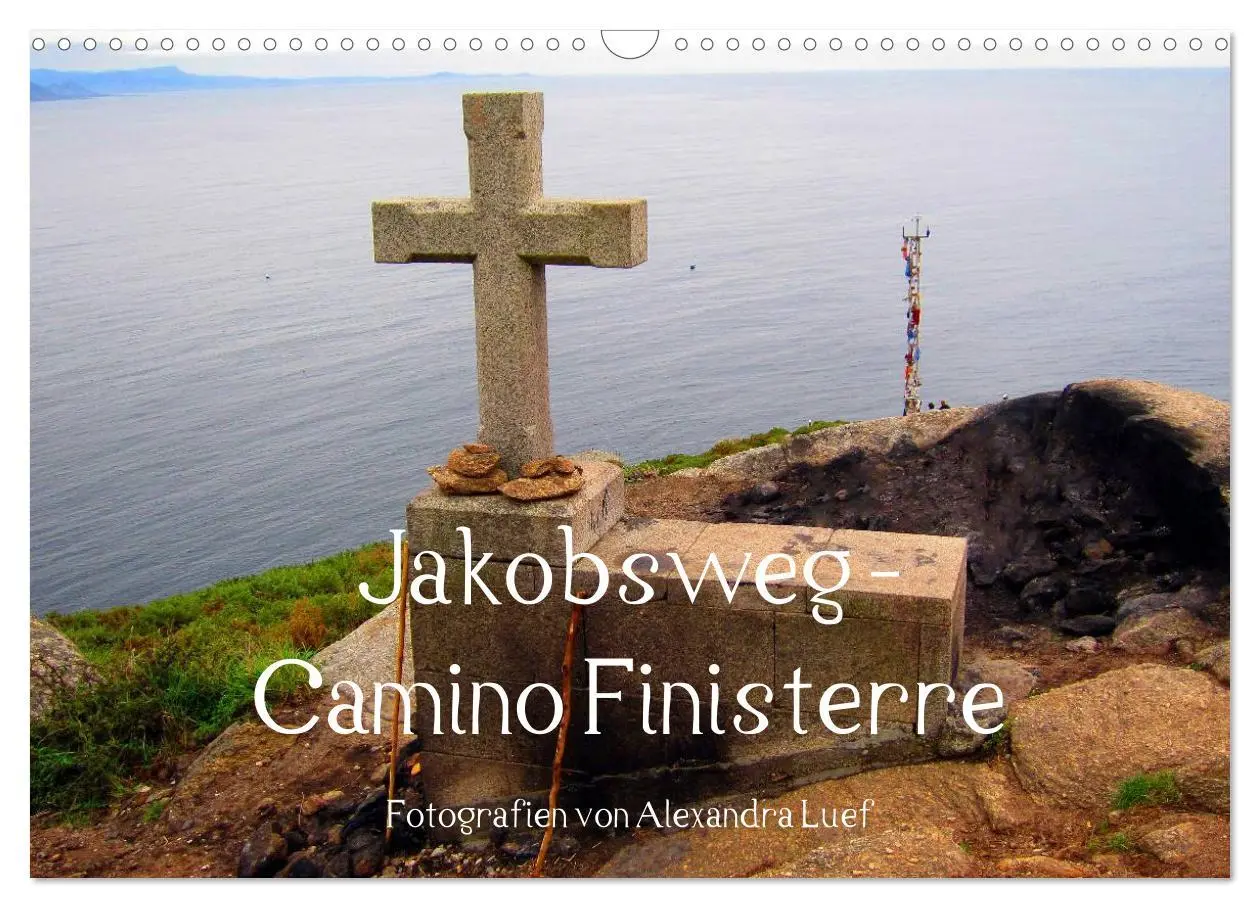 Cover: 9783516010473 | Jakobsweg - Camino Finisterre (Wandkalender 2026 DIN A3 quer),...