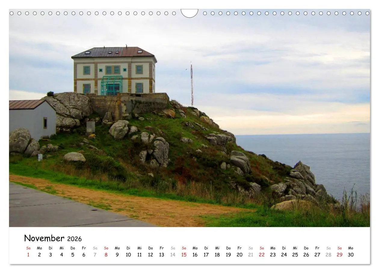 Bild: 9783516010473 | Jakobsweg - Camino Finisterre (Wandkalender 2026 DIN A3 quer),...
