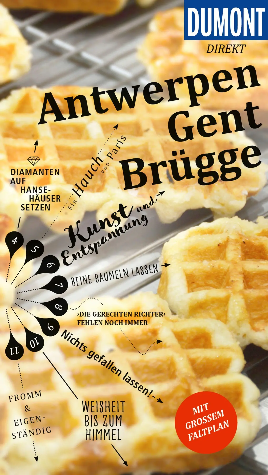 Cover: 9783616000473 | DUMONT direkt Reiseführer Antwerpen, Gent, Brügge | Patricia Fridrich