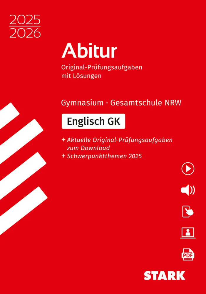 Cover: 9783849060473 | STARK Englisch GK - Abitur 2025/2026 NRW - Prüfungsvorbereitung | 2024