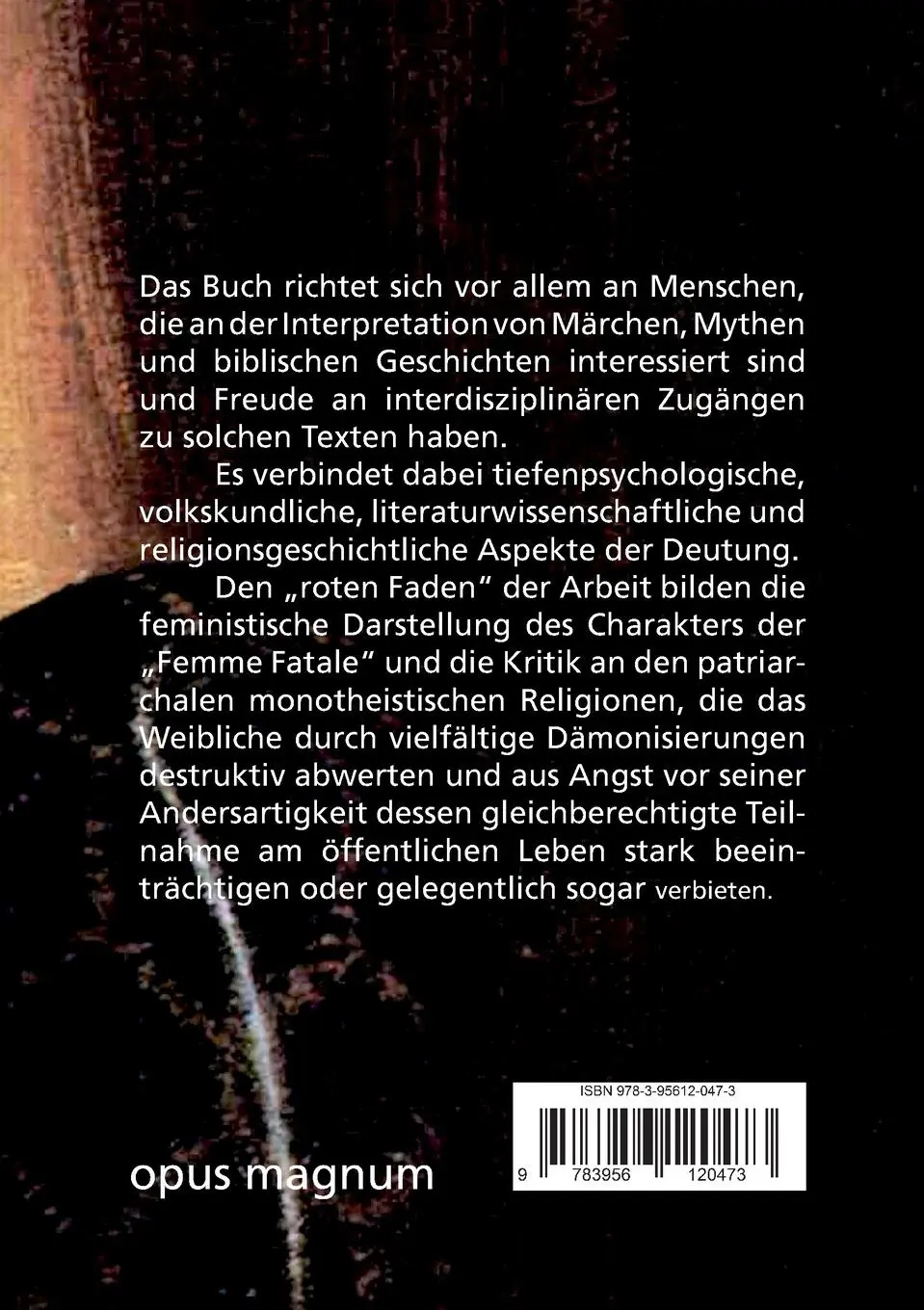 Rückseite: 9783956120473 | Die Femme Fatale in Märchen und Bibel | Friedrich Schröder | Buch
