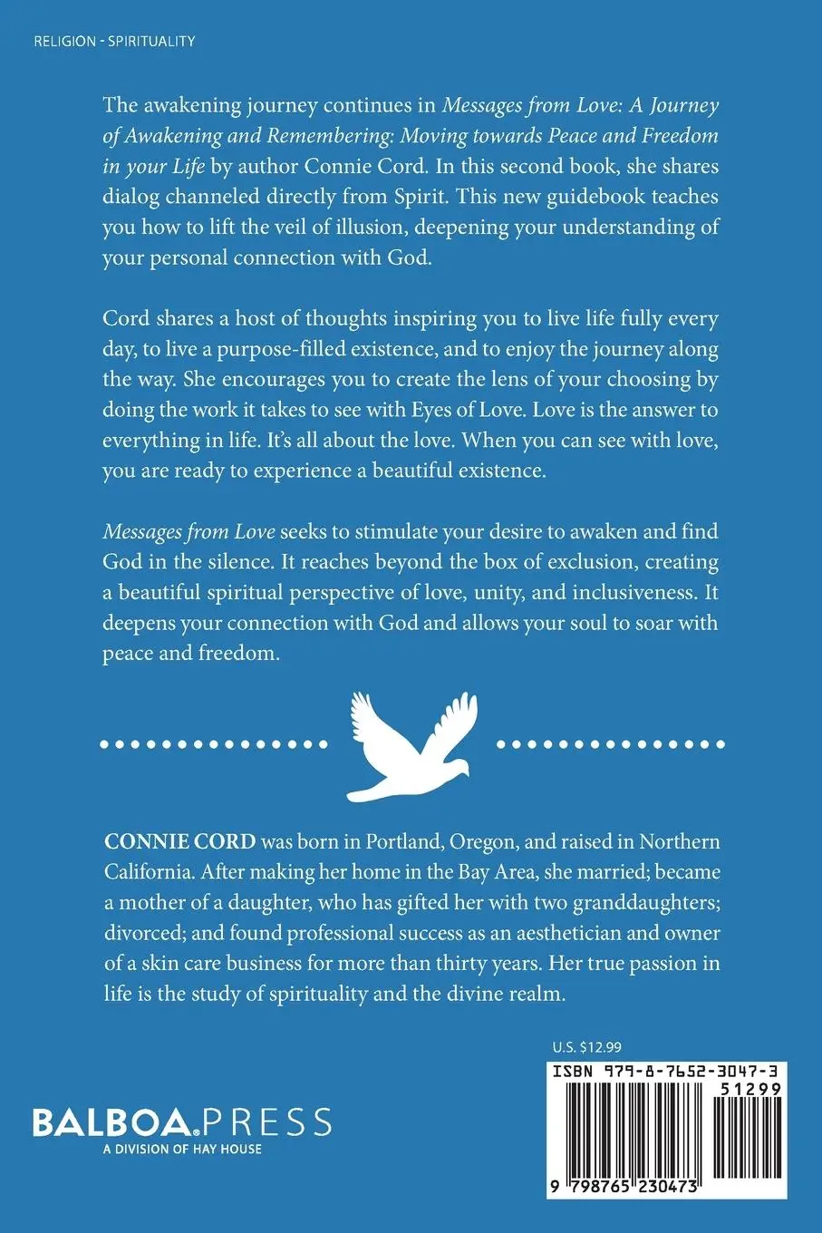 Rückseite: 9798765230473 | Messages from Love | Connie Cord | Taschenbuch | Englisch | 2022