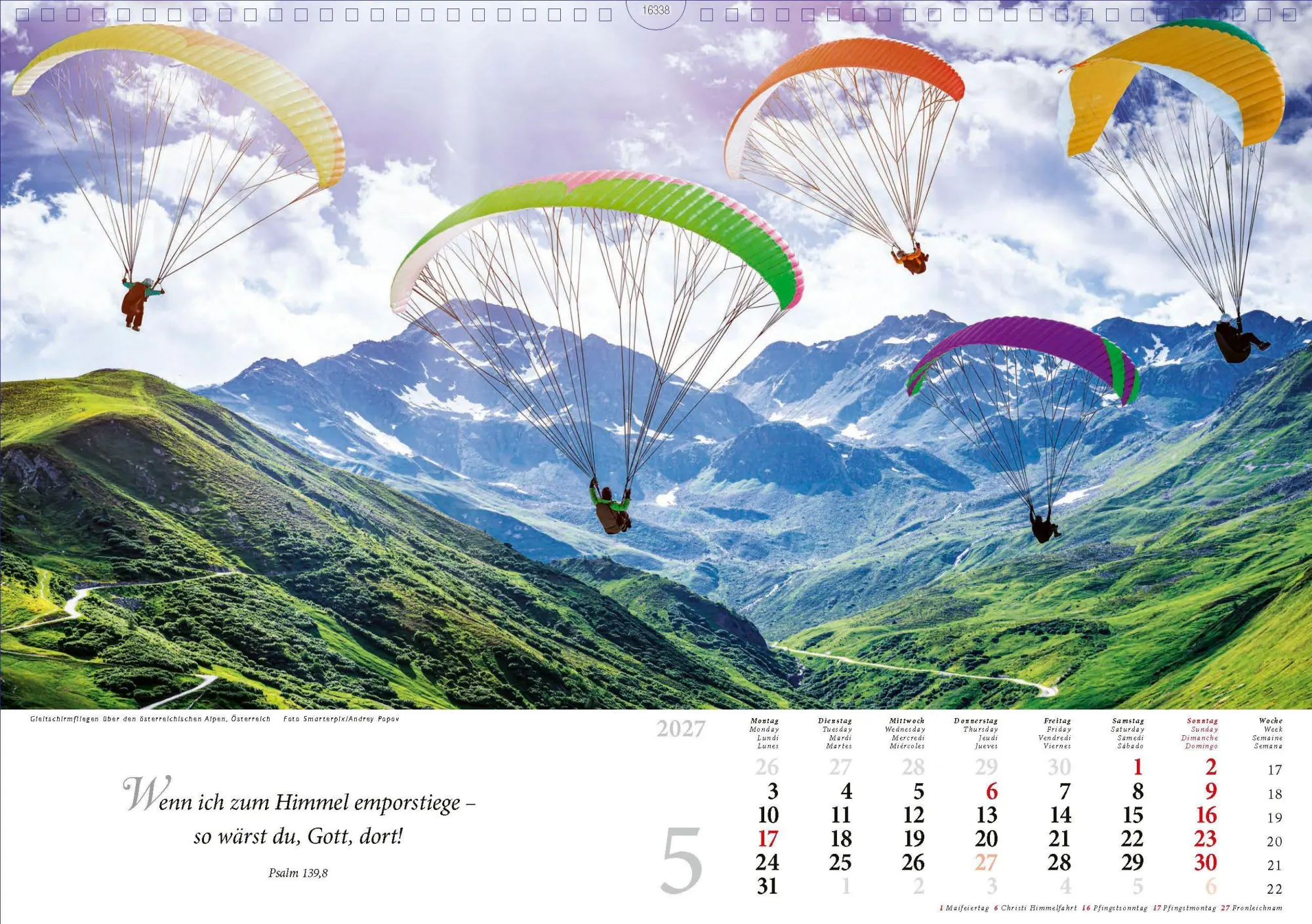 Bild: 4250222990573 | Lobet, ihr Berge, den Herrn 2027 | Kalender | 13 S. | Deutsch | 2027