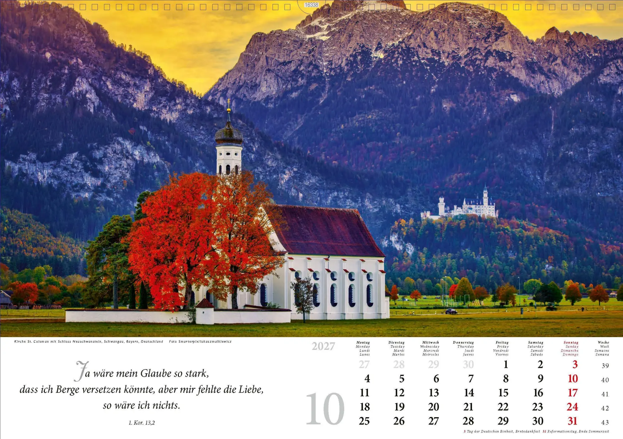 Bild: 4250222990573 | Lobet, ihr Berge, den Herrn 2027 | Kalender | 13 S. | Deutsch | 2027