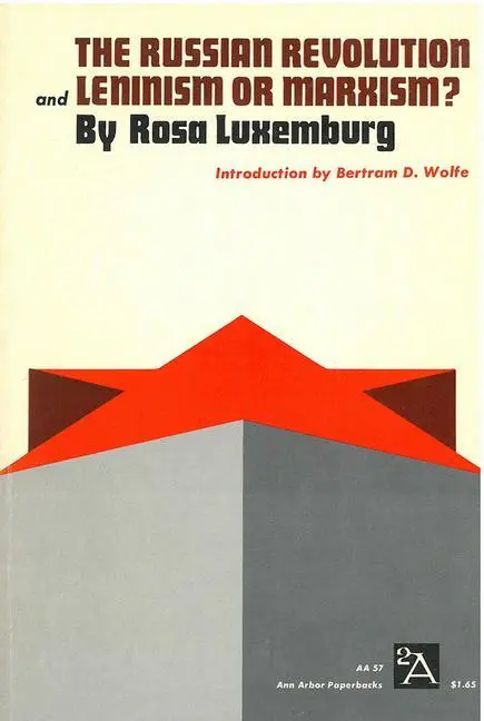 Cover: 9780472060573 | The Russian Revolution and Leninism or Marxism? | Rosa Luxemburg