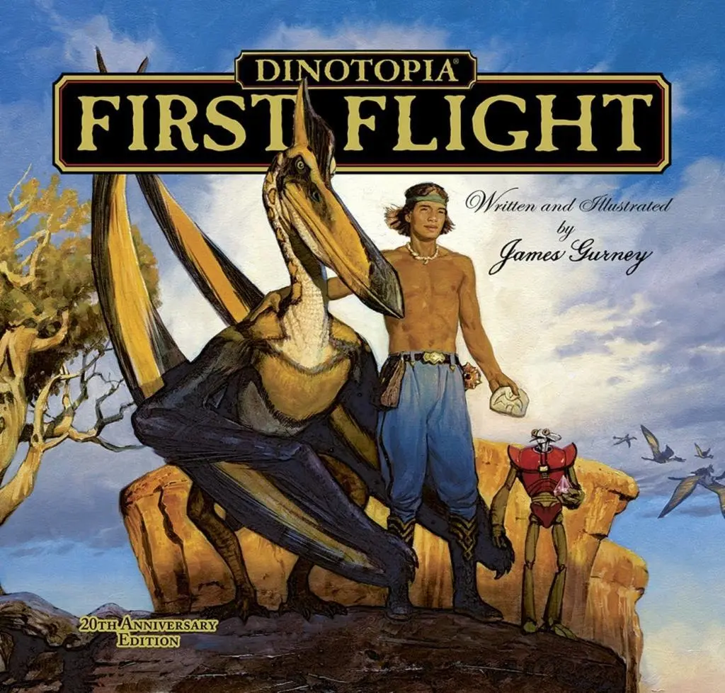 Cover: 9781606600573 | Dinotopia, First Flight | 20th Anniversary Edition | James Gurney