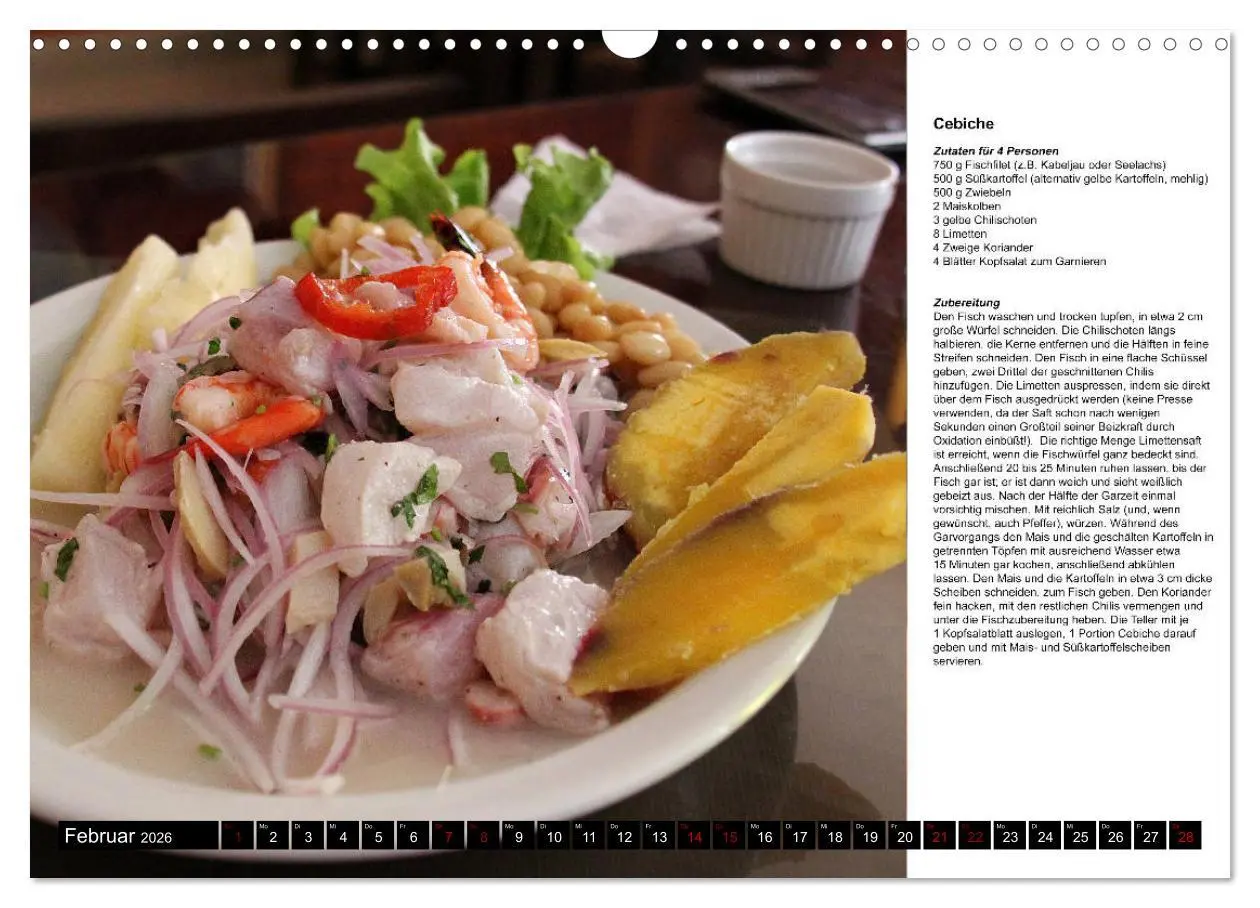 Bild: 9783457840573 | PERU - Kulinarisch (Wandkalender 2026 DIN A3 quer), CALVENDO...