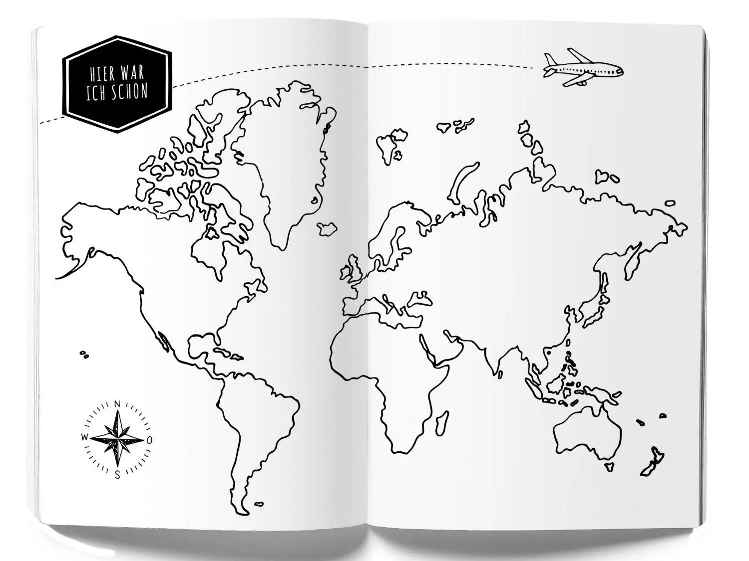Bild: 9783828330573 | GuideMe Reisetagebuch Travel Diary "Weltkarte" | Taschenbuch | 160 S.