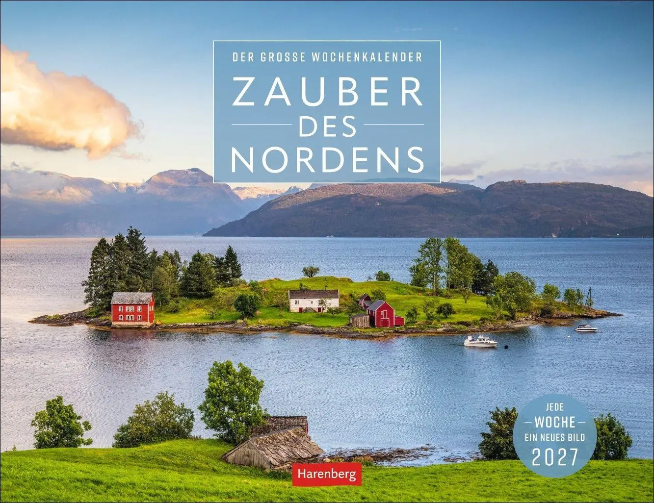 Cover: 9783840040573 | Zauber des Nordens Großer Wochenkalender 2027 - Jede Woche ein...